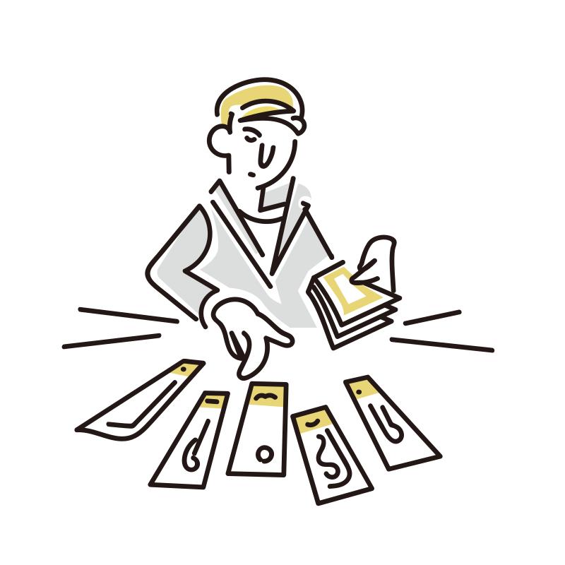 タロットカード占いのイラスト