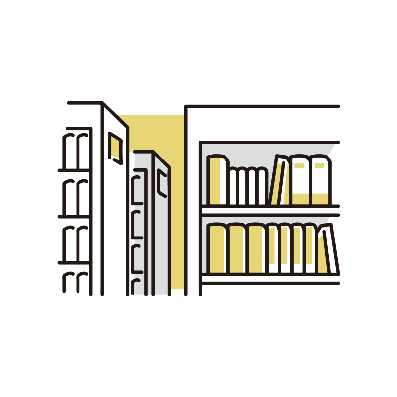 図書館のイラスト