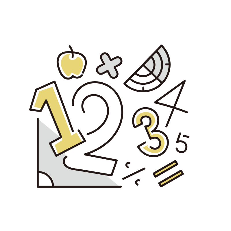 算数のイラスト（授業）