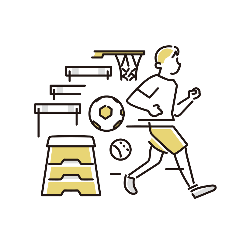 体育のイラスト（授業）