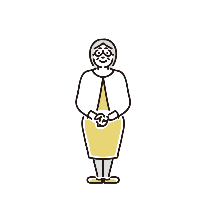校長先生のイラスト（女性）