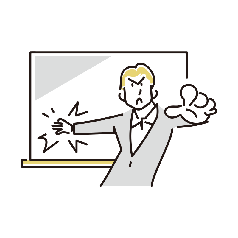塾講師のイラスト