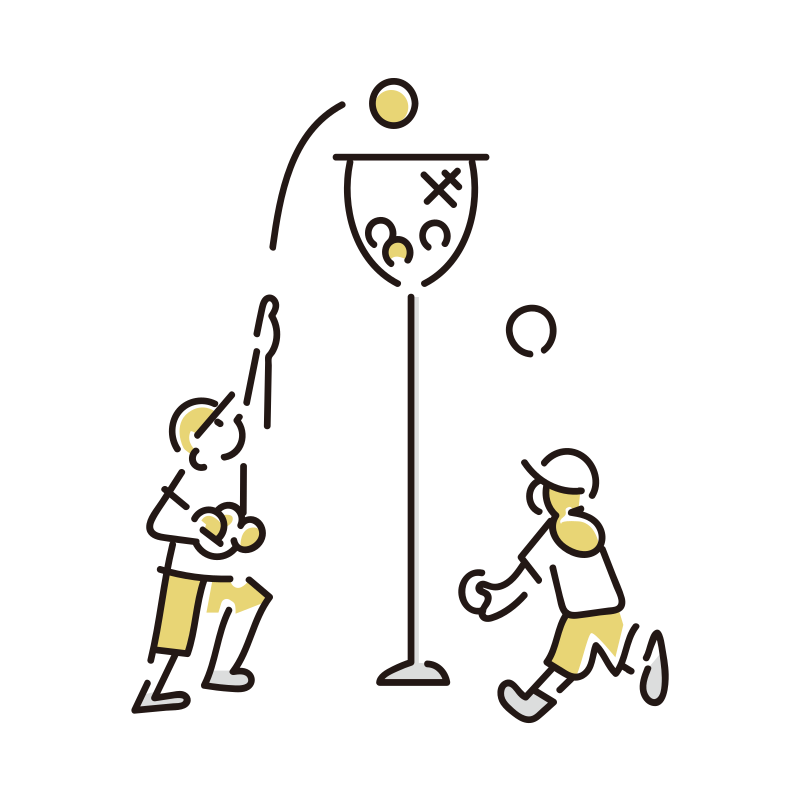 運動会のイラスト