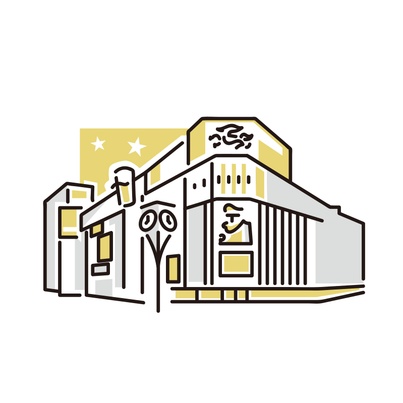 すすきののイラスト
