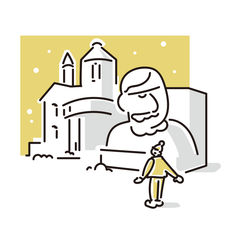さっぽろ雪まつりのイラスト