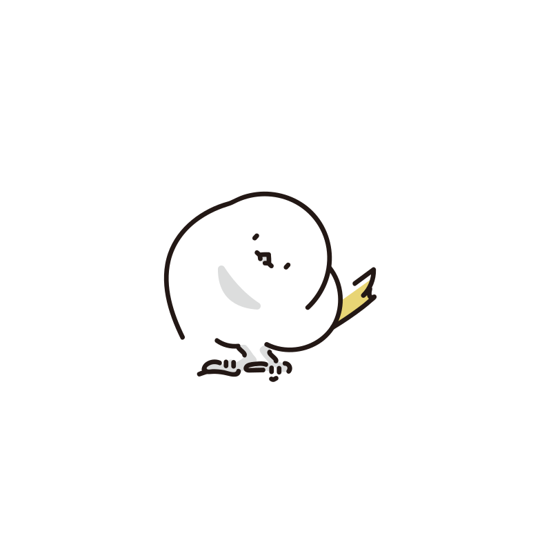 シマエナガのイラスト