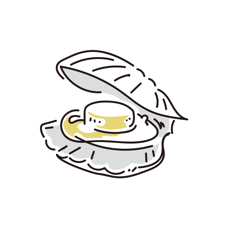 ホタテのイラスト