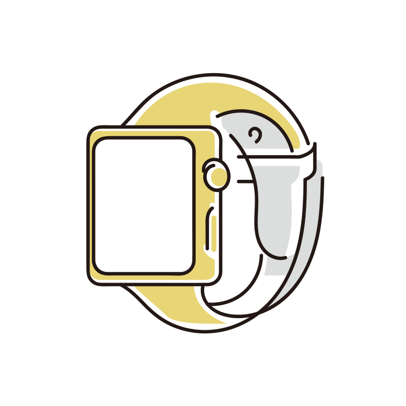 スマートウォッチのイラスト