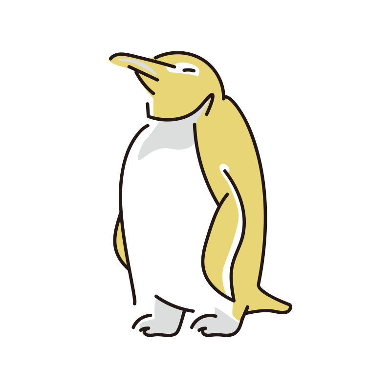 コウテイペンギンのイラスト
