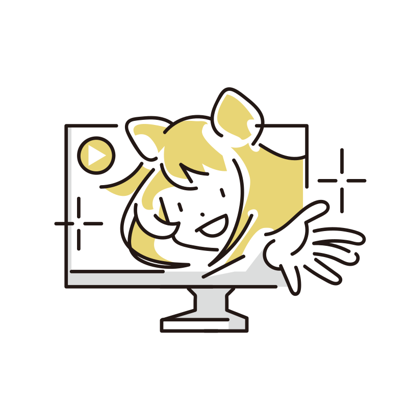 Vtuberのイラスト
