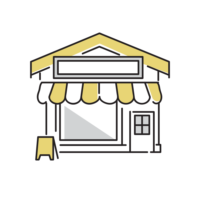 お店のイラスト