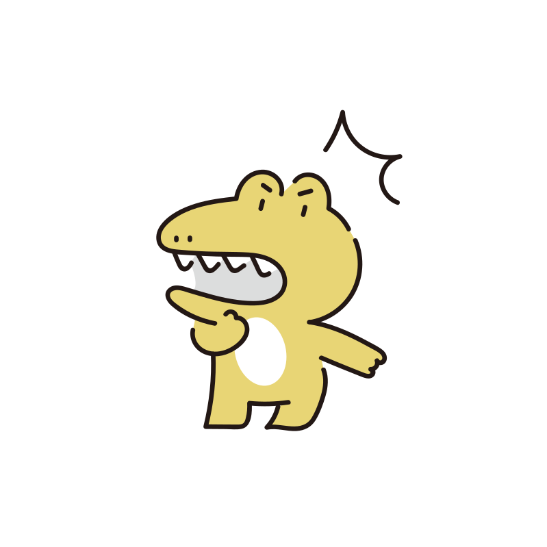 驚くアコのイラスト（ミリキャンバス）
