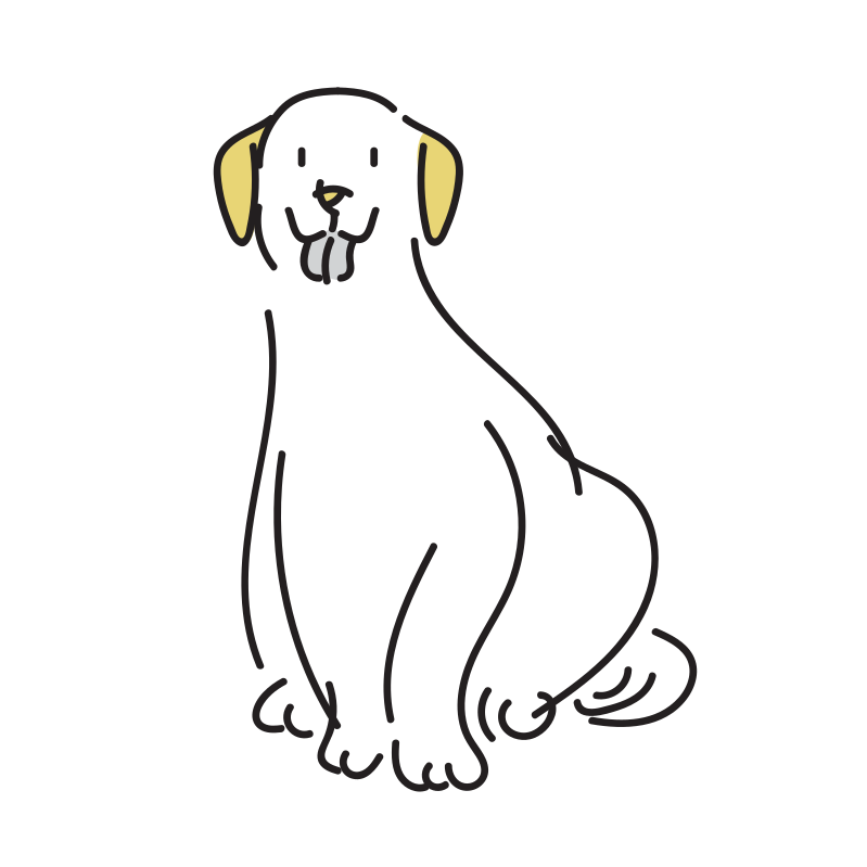 横を向いた犬のイラスト 柴犬 Loose Drawing 無料で商用利用可なフリーイラスト