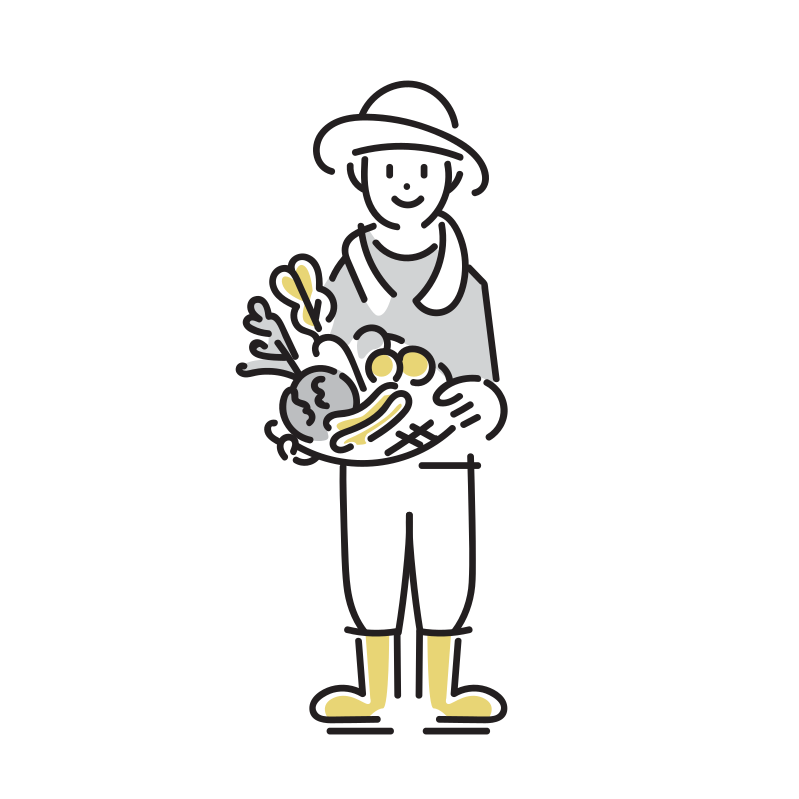 田植機で田植えする農業者のイラスト Loose Drawing 無料で商用利用可なフリーイラスト