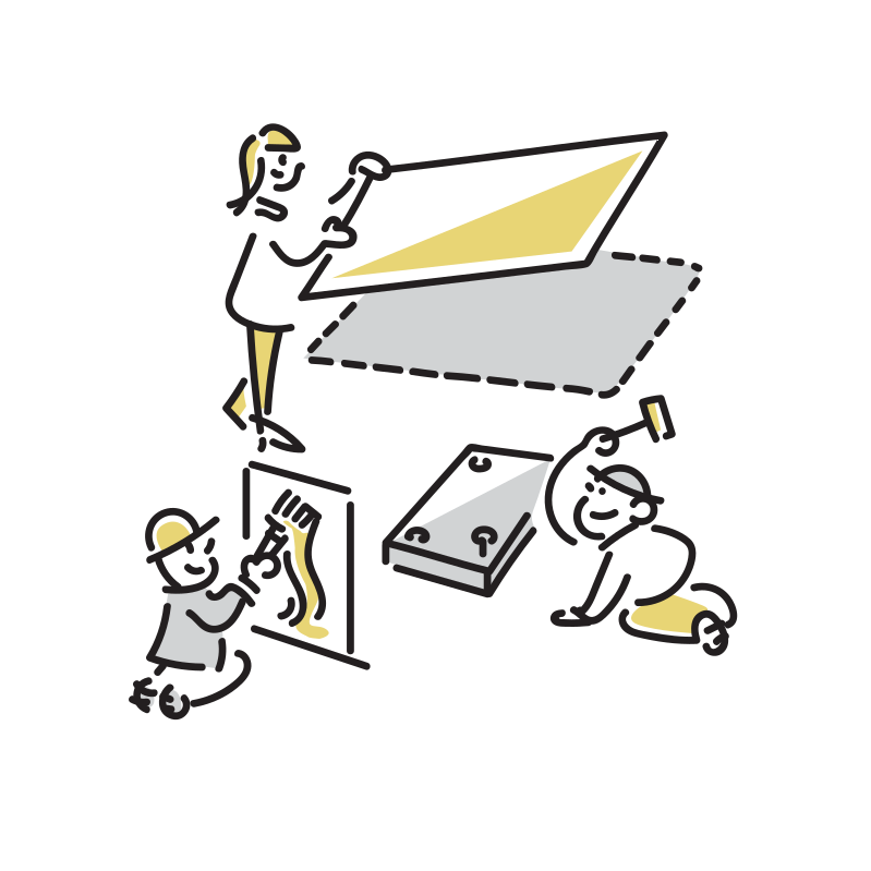 仕事 業務のタスクを考えるイラスト Loose Drawing 無料で商用利用可なフリーイラスト