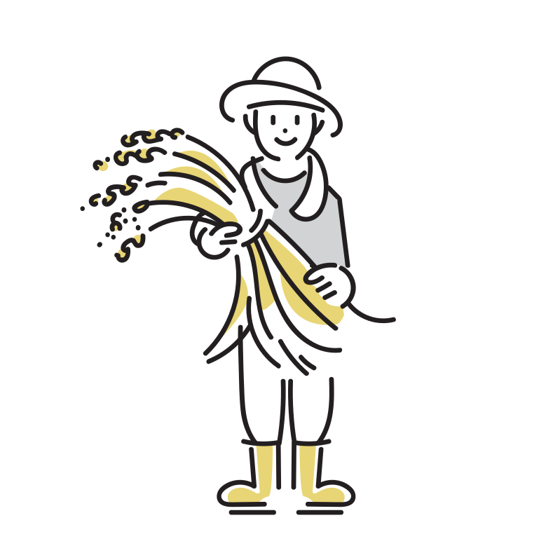 田畑を耕す農業者のイラスト Loose Drawing 無料で商用利用可なフリーイラスト 田畑を耕す農業者のイラスト Loose Drawing 無料で商用利用可なフリーイラスト