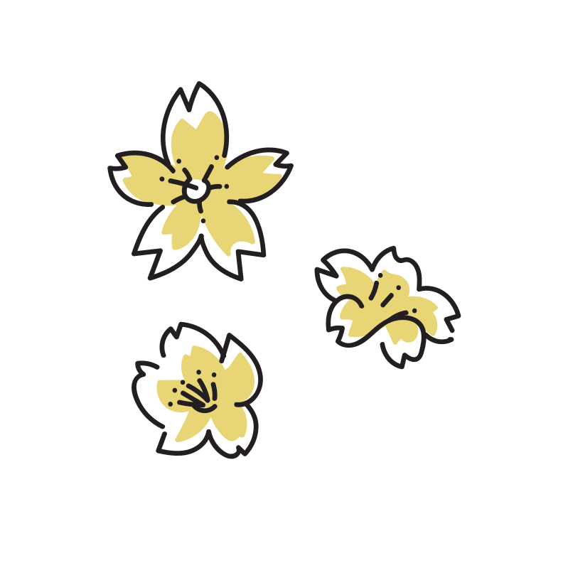 フラワーアレンジメントのイラスト バスケット Loose Drawing 無料で商用利用可なフリーイラスト