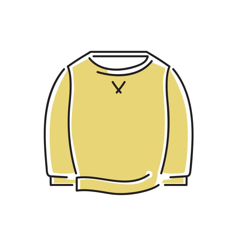 長袖シャツのイラスト Loose Drawing 無料で商用利用可なフリーイラスト 長袖シャツのイラスト Loose Drawing 無料で商用利用可なフリーイラスト